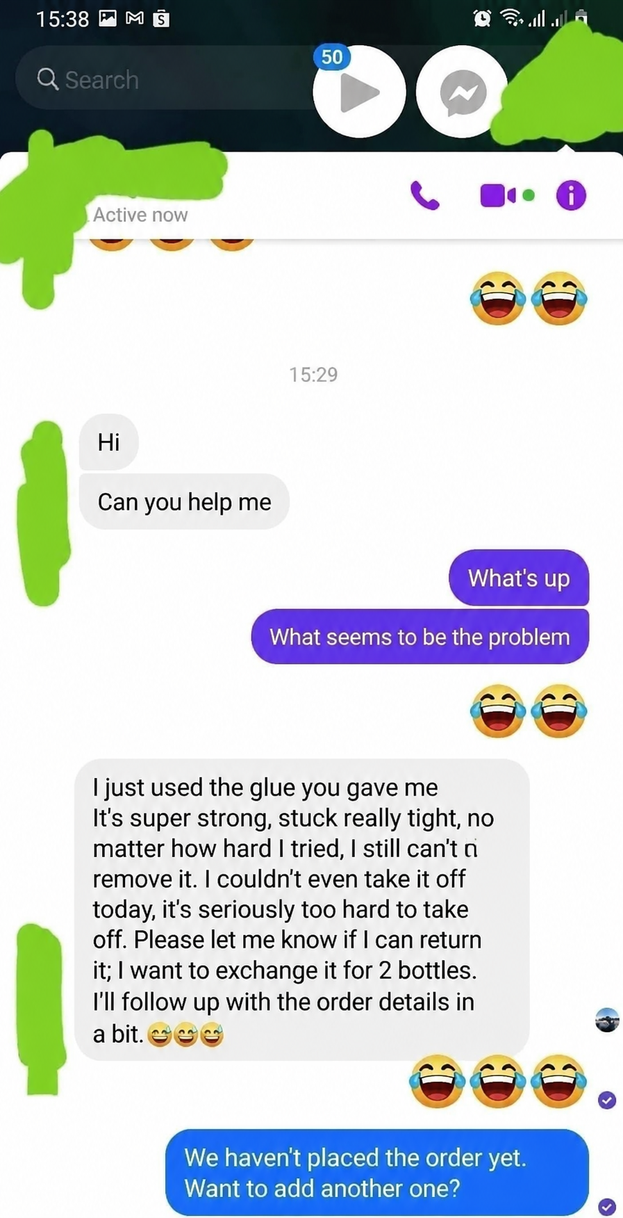Verified customer feedback