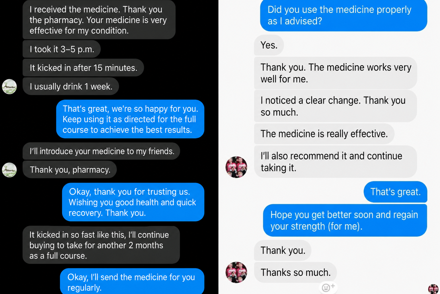 Verified customer feedback