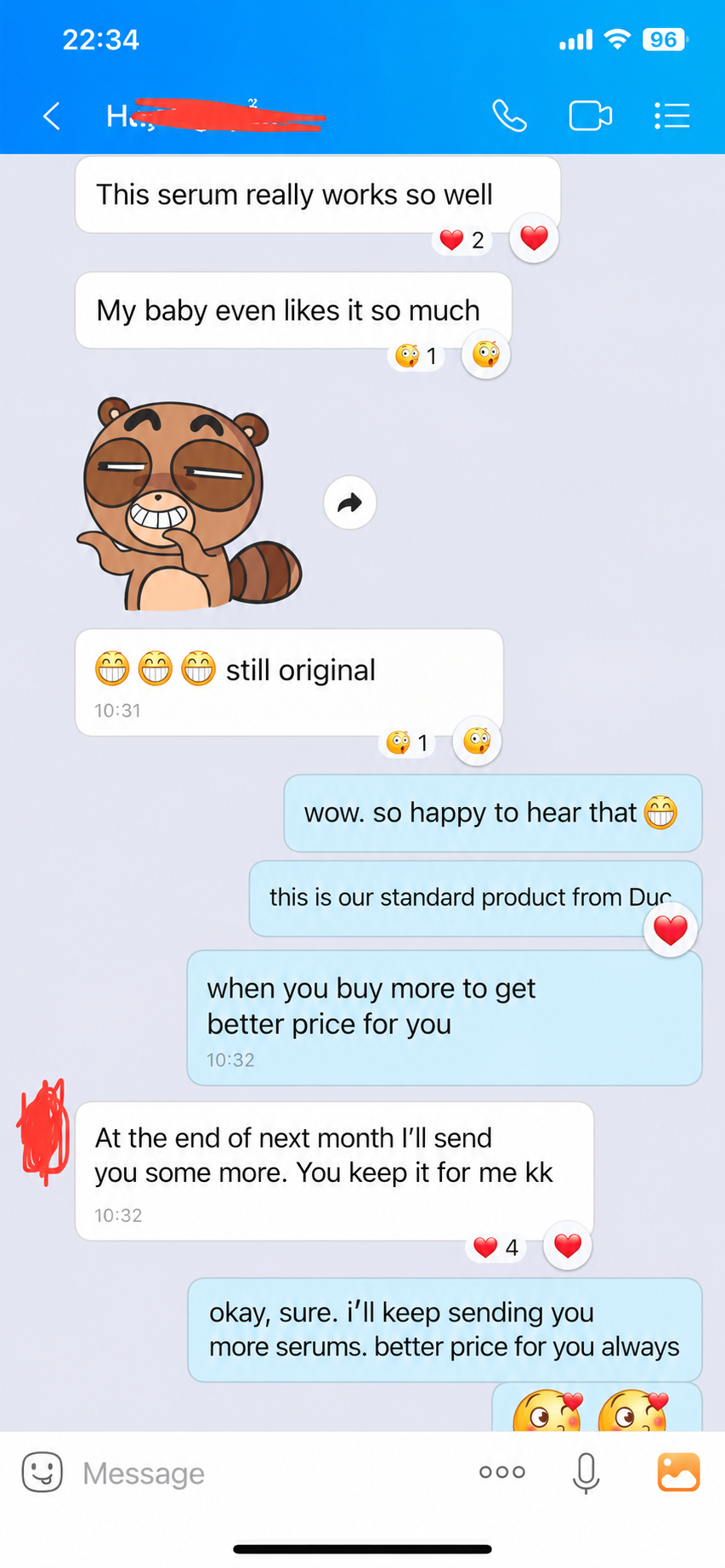 Verified customer feedback