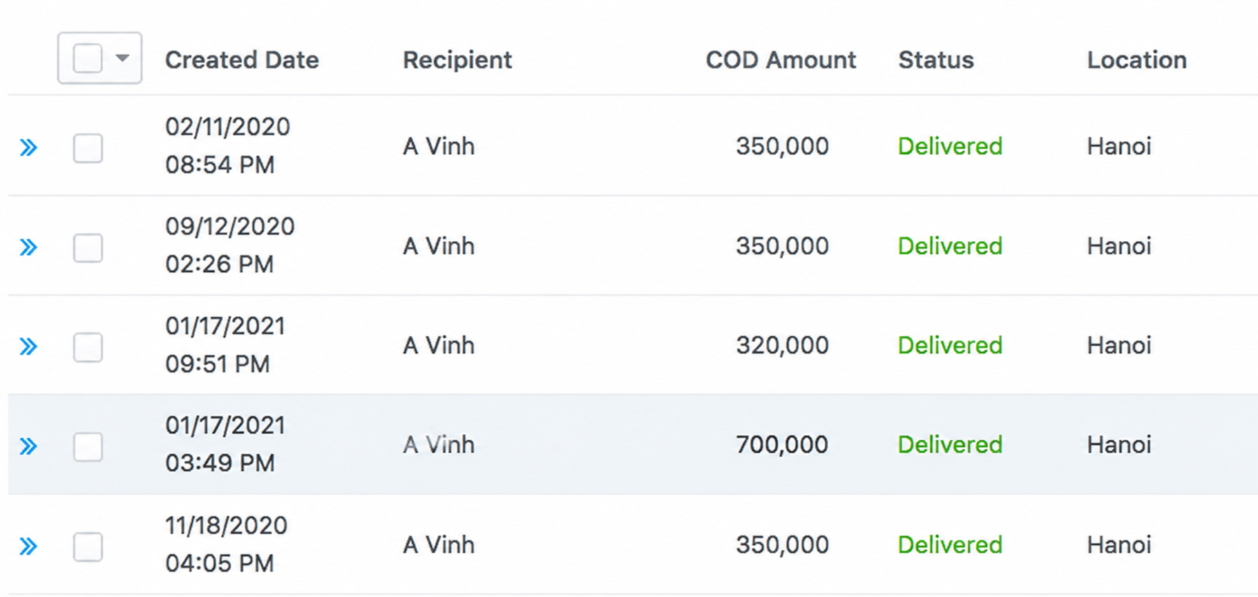Verified customer feedback
