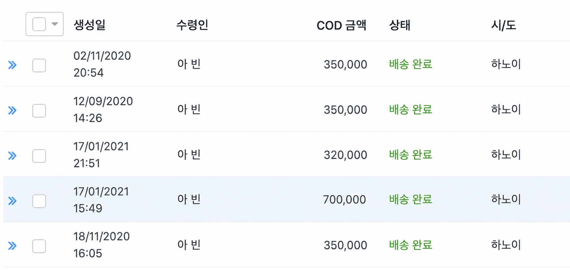 Verified customer feedback
