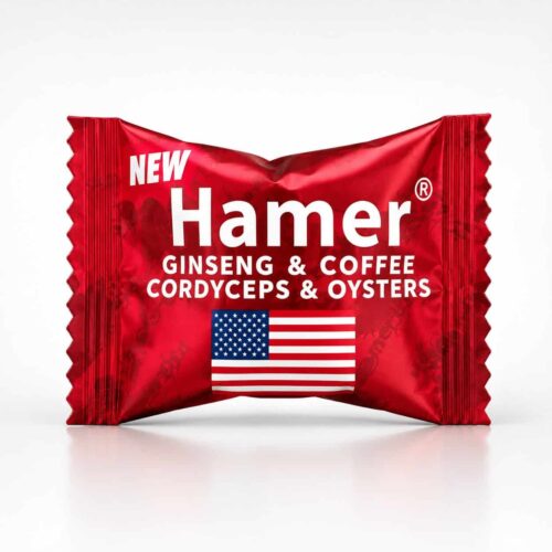 Hamer Red USA Ginseng Candy – Genuine 2026 Edition, Extra Strength, Fast Erection Support, Effects Last Up to 3 Days (Box of 32 Tablets)