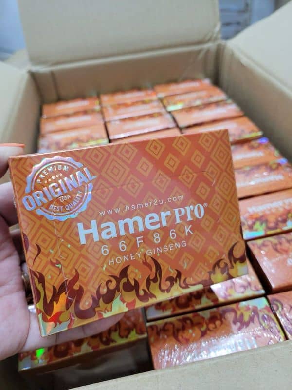 Hamer Pro box held in hand at warehouse