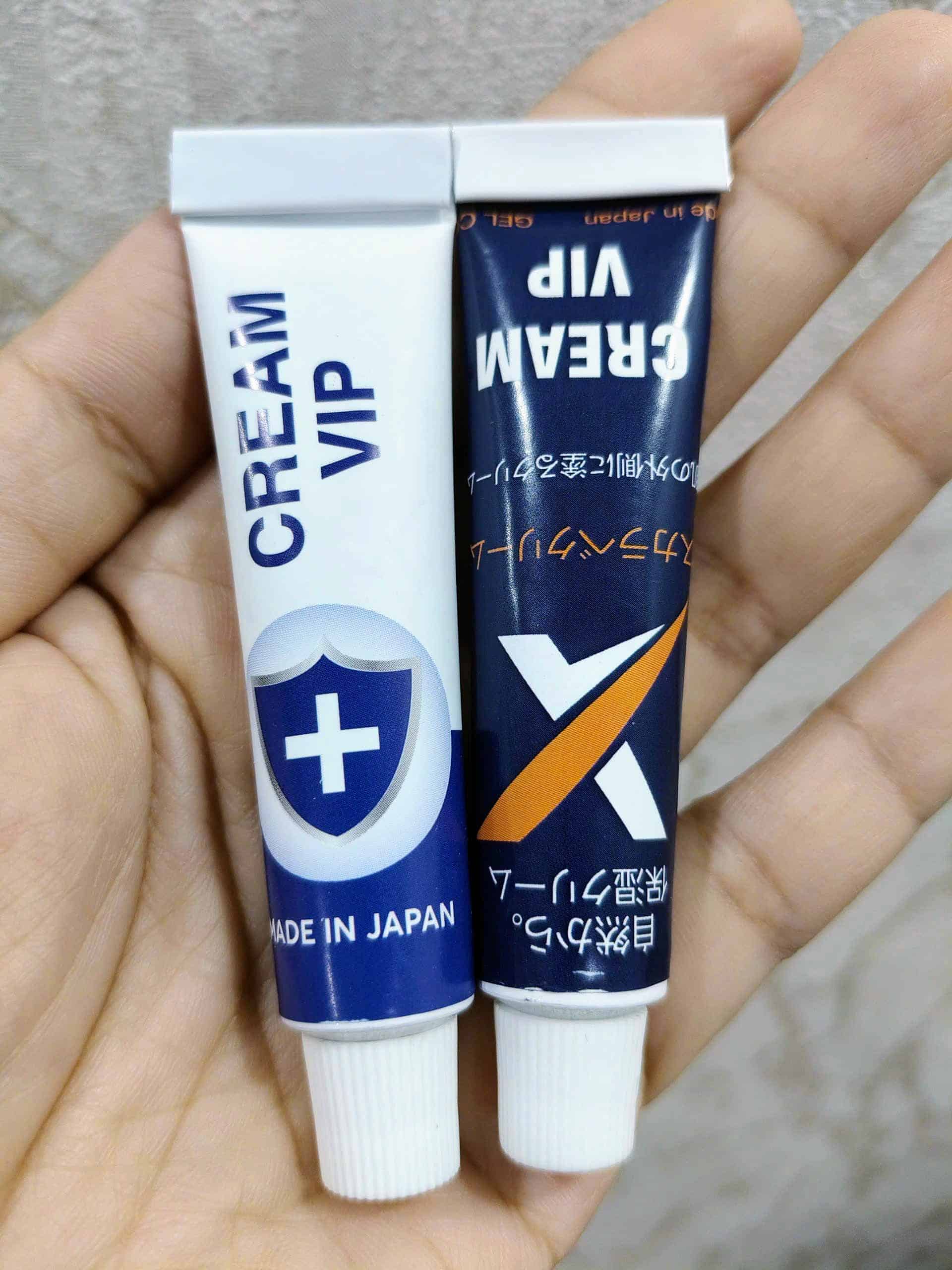 Close-up of Japanese Vip Cream
