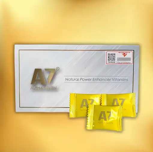 Genuine Alpha Seven A7 USA Lemon Ginseng Candy