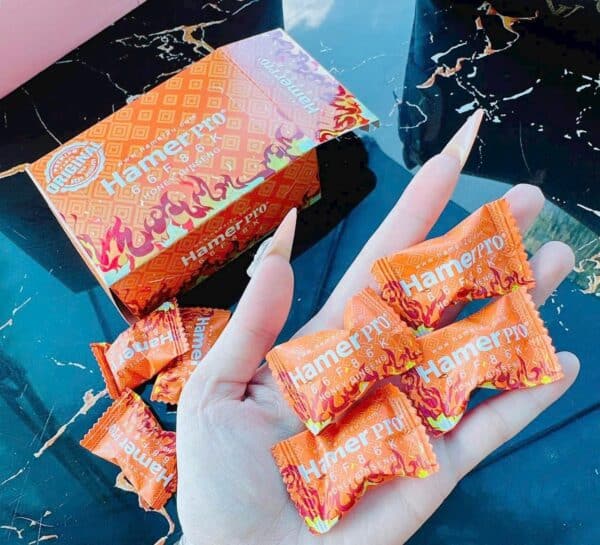 Genuine Hamer Pro candy in hand