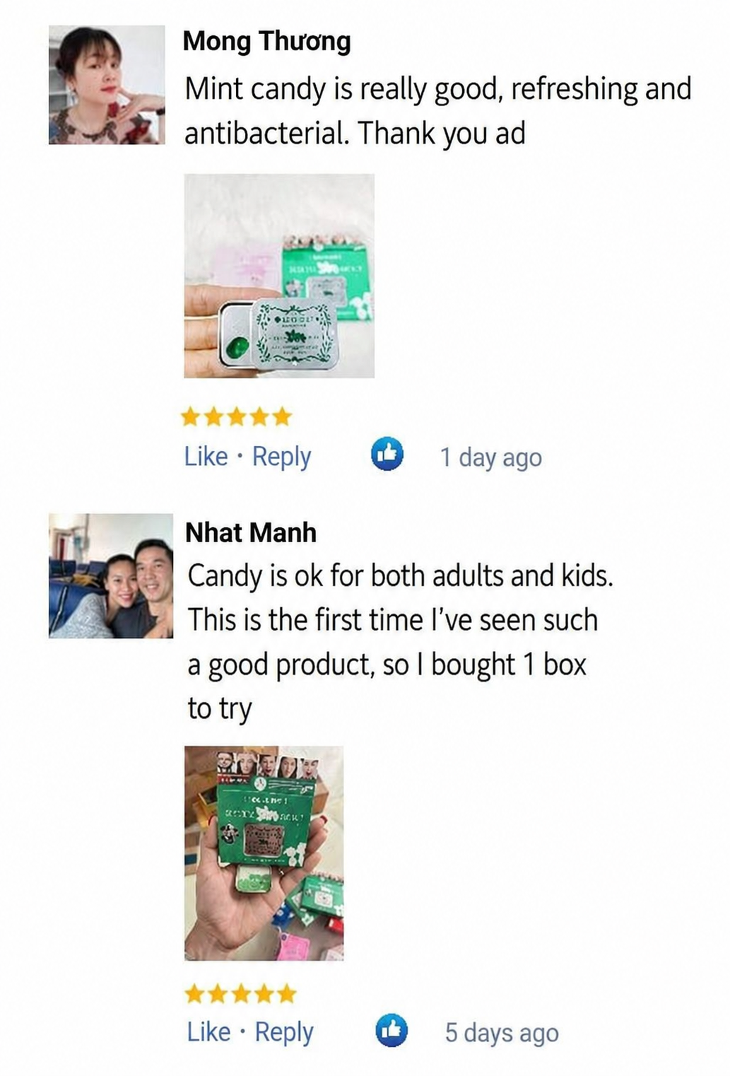 Customer review of Love Mint