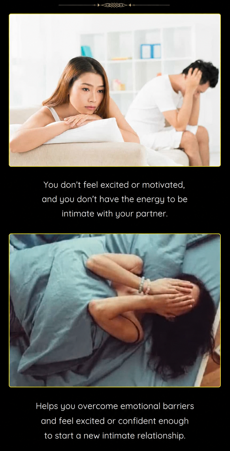 Wife uninterested and hesitant about intimacy