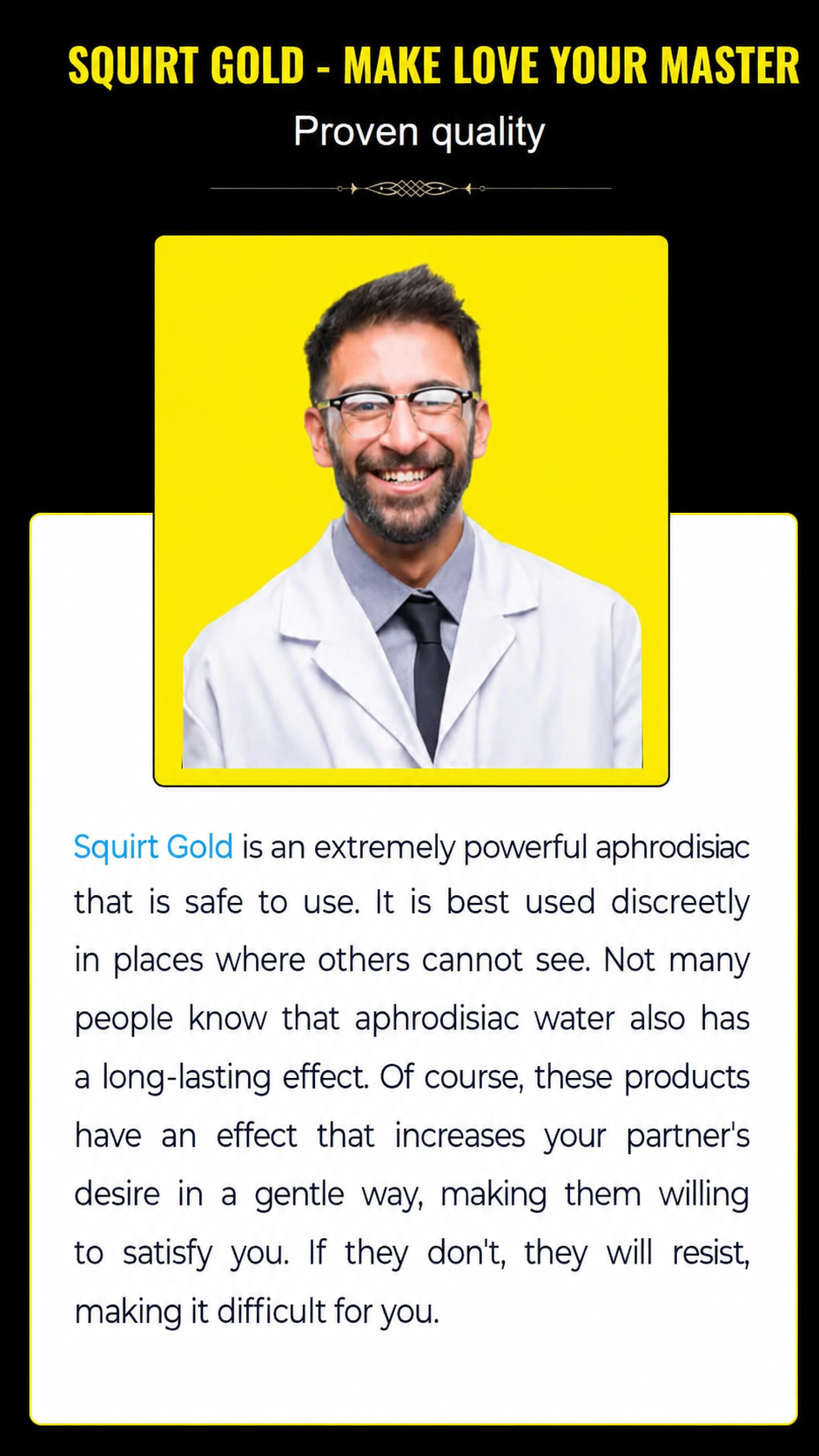 Squirt Gold - proven quality