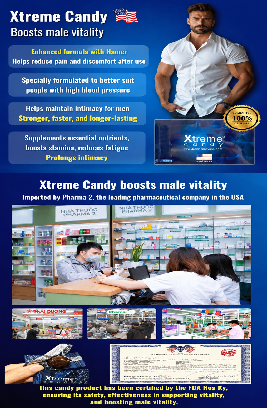 Details of Hamer Green USA ginseng candy