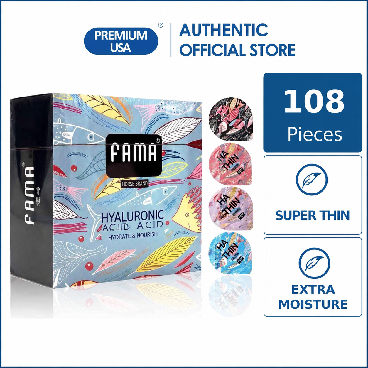FAMA 001 genuine ultra-thin 0.01mm water-based extra-wet condoms