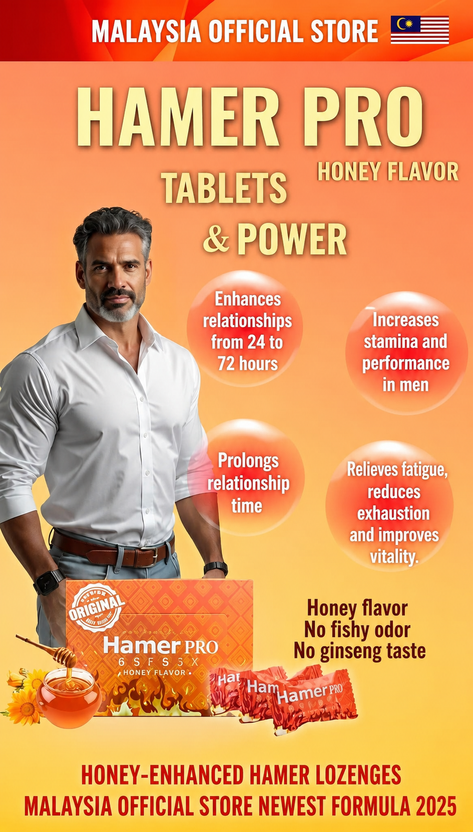 Introducing Hamer Pro honey flavor