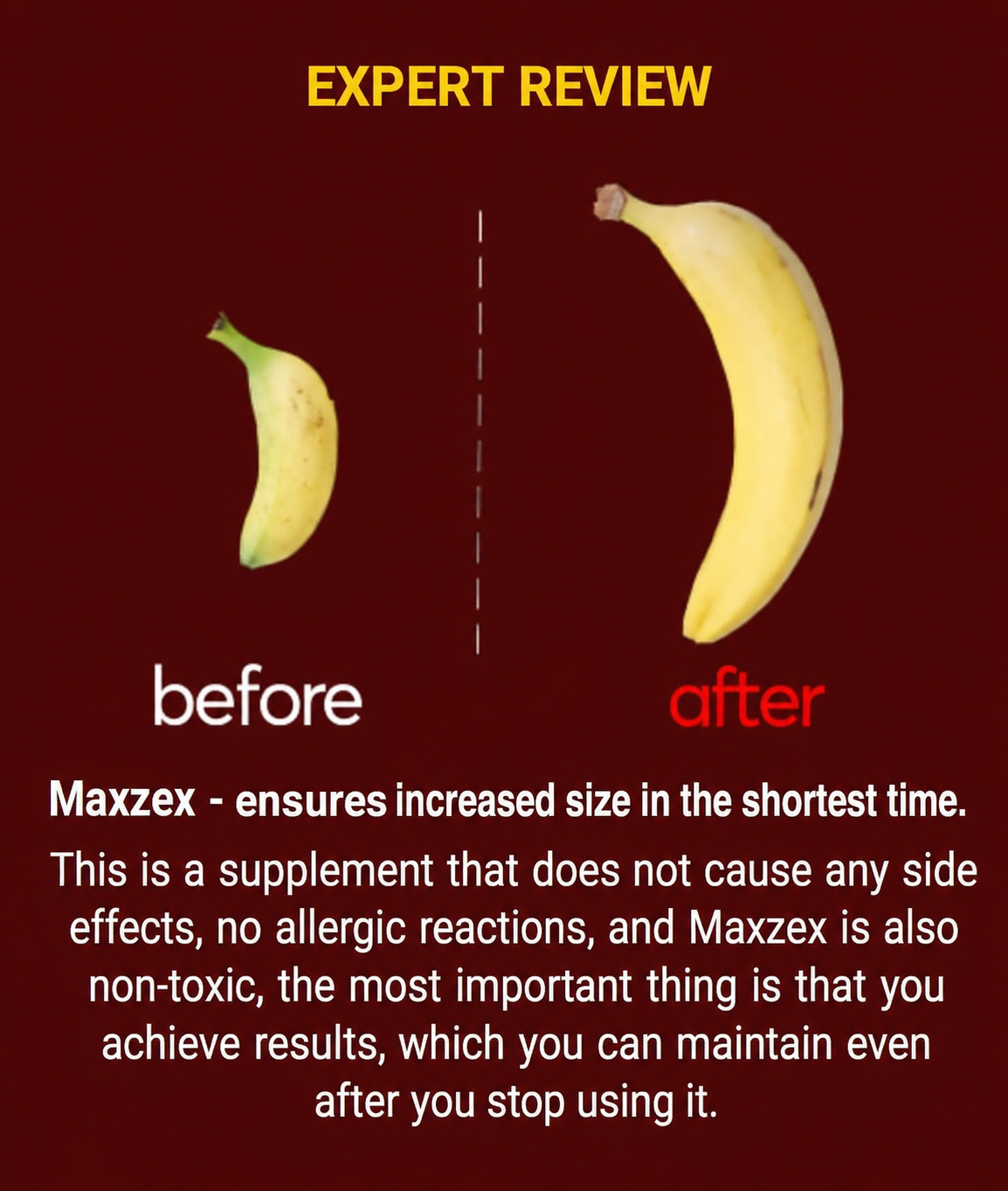 Genuine Maxzex Russia - herbal ingredients