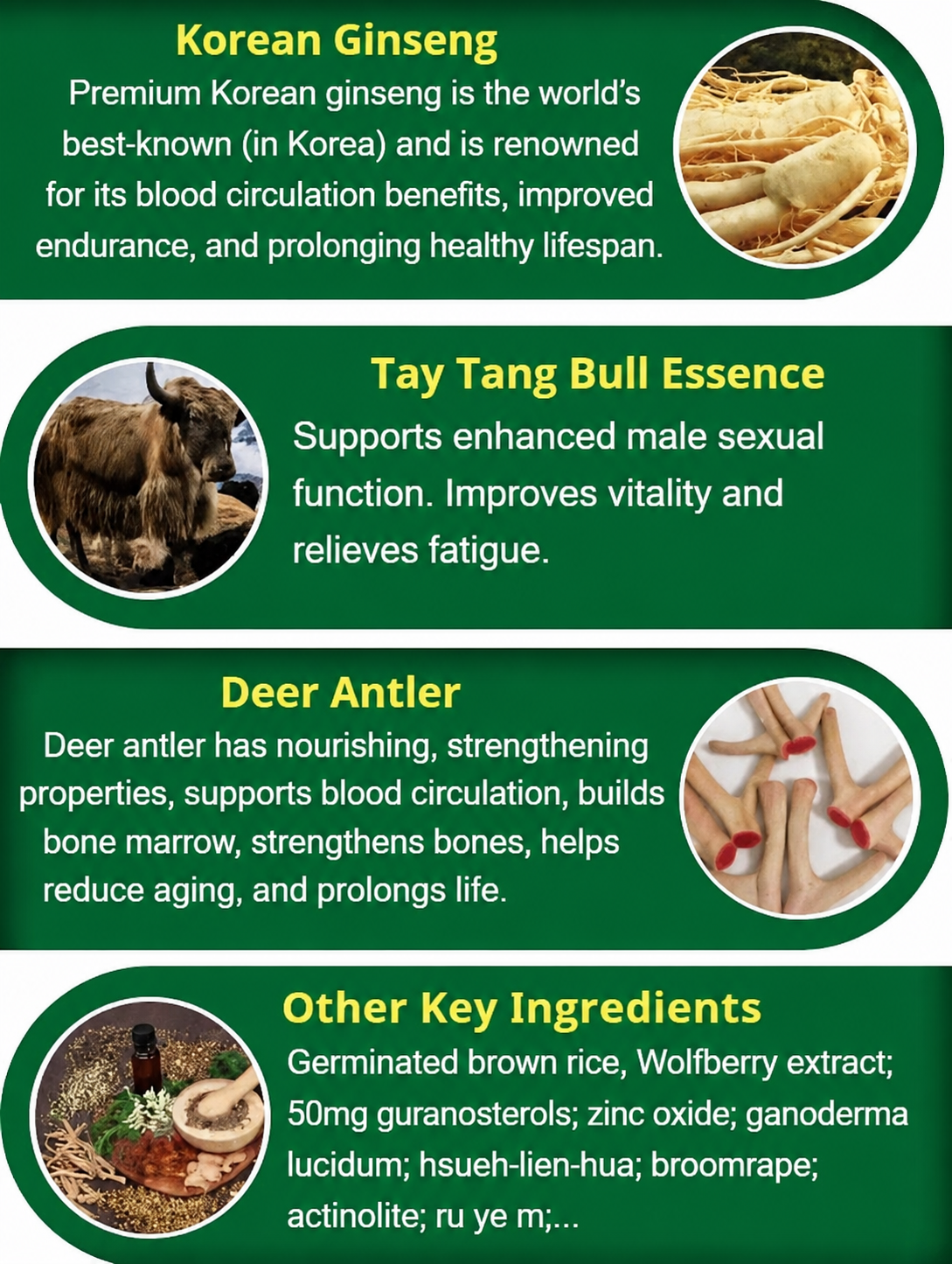 Tengsu Japan herbal ingredients