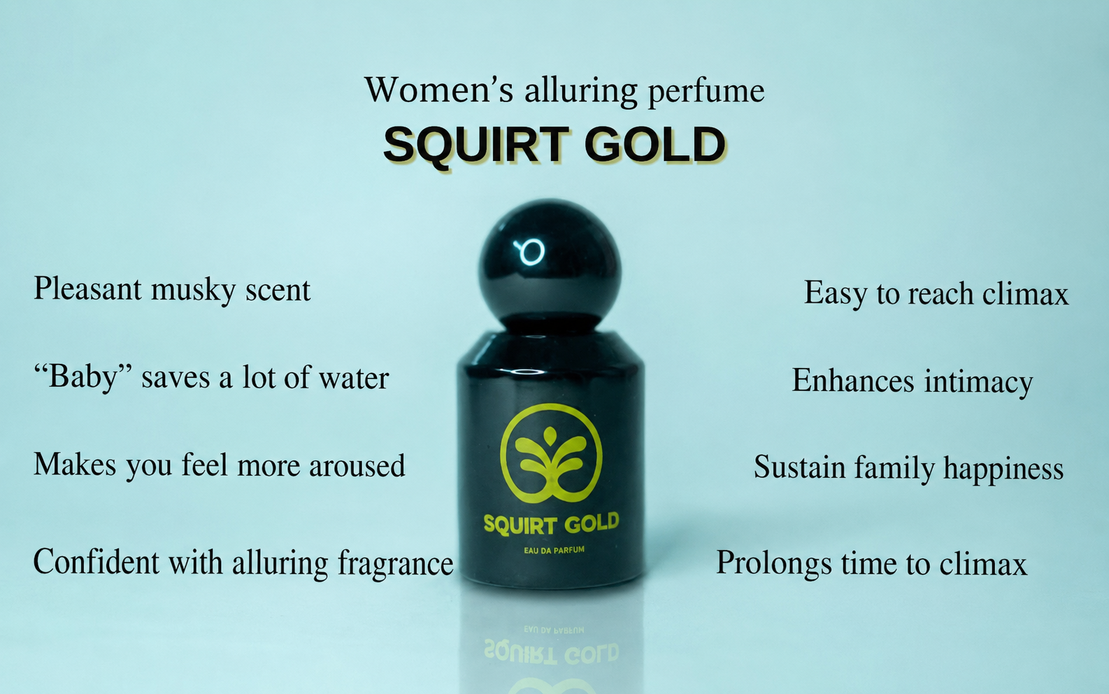 Benefits of Squirt Gold female arousal perfume
