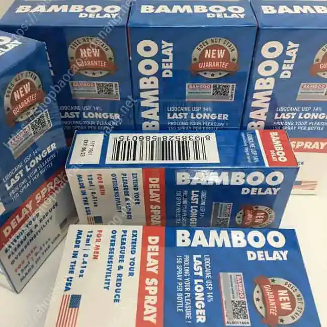 Bamboo Delay Spray 12ml, 150 sprays per bottle
