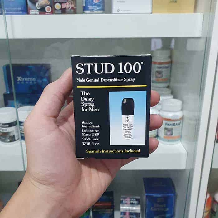 Stud 100 available at pharmacy counter